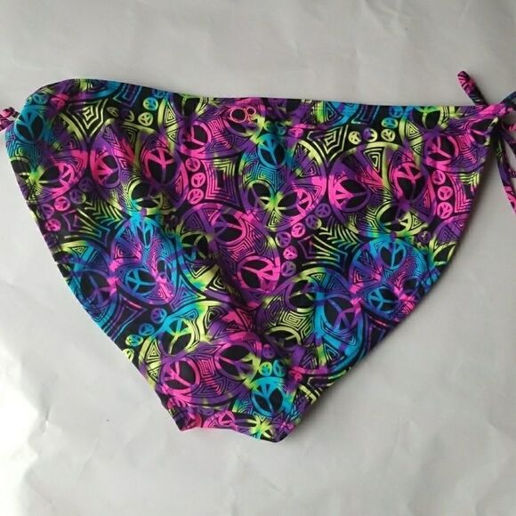 op Swim Bikini Bottom Peace Sign Design - Picture 4 of 7